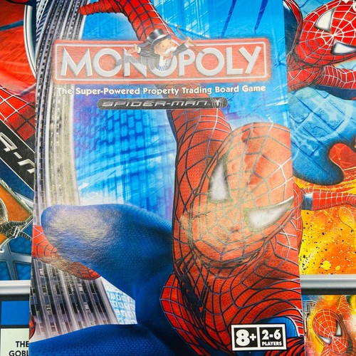 Spider-Man Monopoly Board Game Marvel Hasbro 2007 Complete - Picture 22 of 22