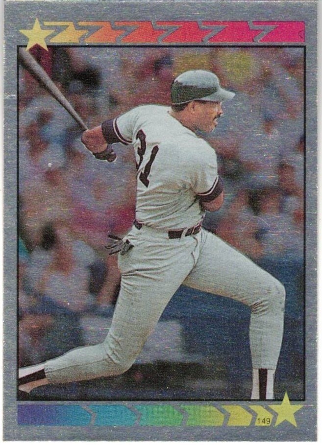 George Brett 1989 Topps Sticker Backs Dave Winfiels Topps Stickers AS ...