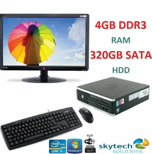 PCs de sobremesa y todo en uno HP con Windows 7