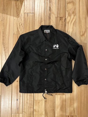 BAYC x BAPE Bored Ape Yacht Club Coach Jacket Black Size Large - Picture 6 of 12