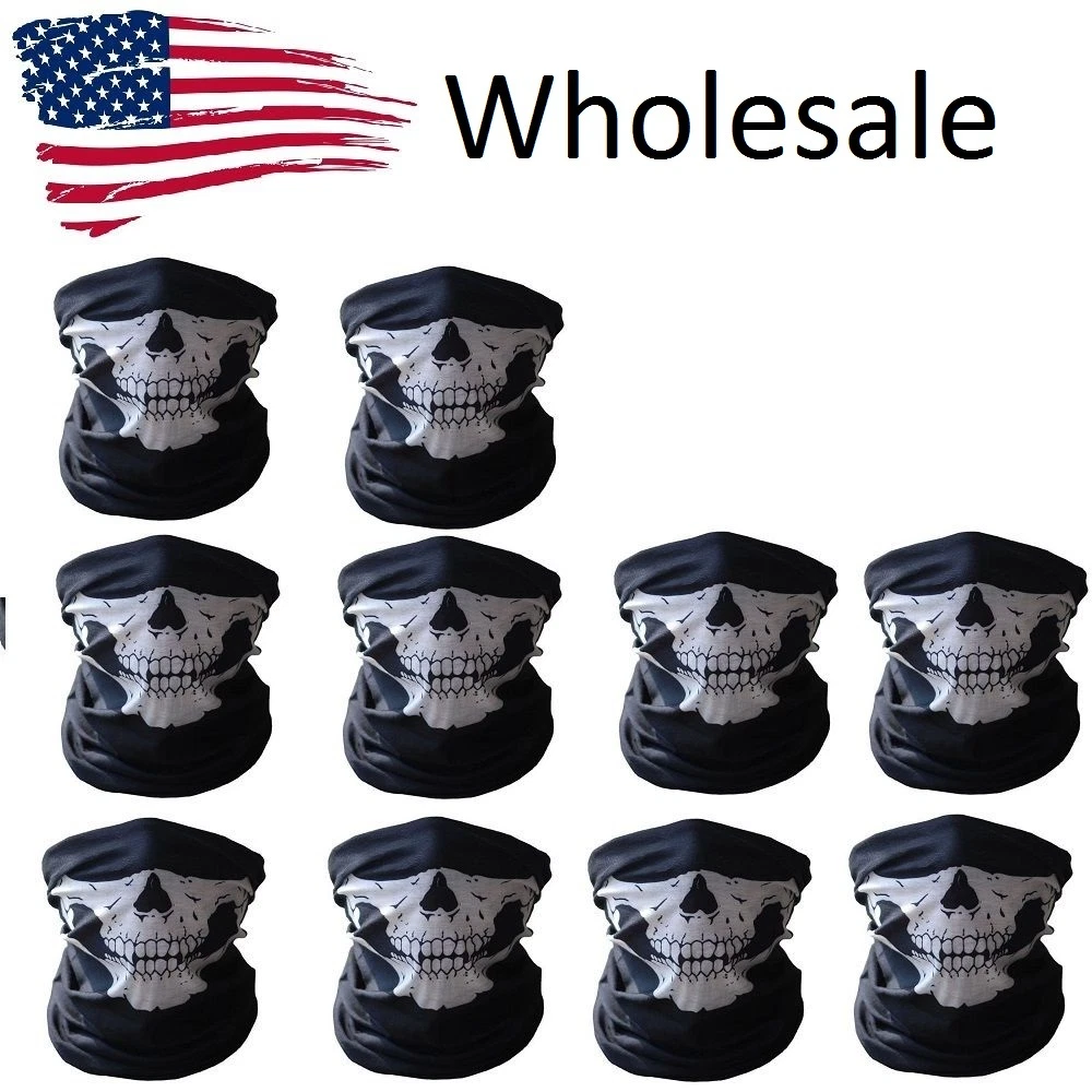 Wholesale lot Ghost Biker Skull Hood Face Mask Motorcycle Ski Balaclava Sport
Opens in a new window