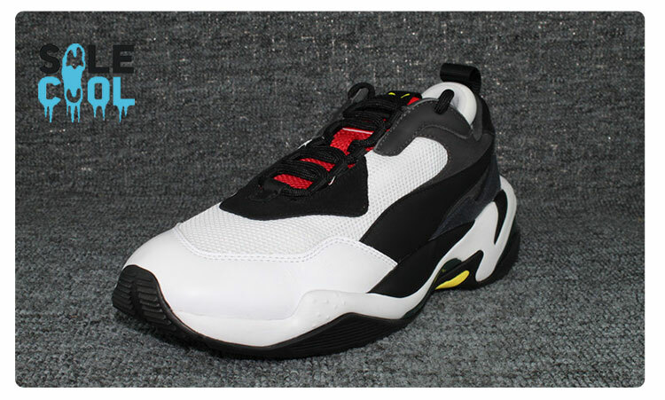 Puma Thunder Spectra Black White High Risk Red 367516 07 | eBay