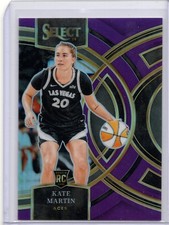 Kate Martin 2024 Panini Select WNBA Premier Level Purple Prizm 005/149 RC