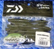 Daiwa Gary Yamamoto Custom Baits 10 Pack NF-4 Series Neko Fat CHOOSE YOUR COLOR!