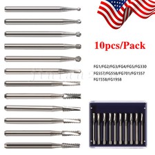 Dental Carbide Burs Friction Grip Bur  Shank For High Speed Handpiece