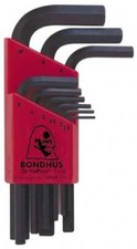 Bondhus 12299 9 Piece L-Key Hex Key Set Hex Range 1.5 to 10mm