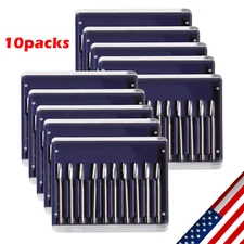 10-100pcs Dental Carbide Bur FG1172 Friction Grip Midwest Type Tungsten steel US