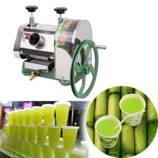 Manual Sugar Cane Press Juicer Juice Machine Commercial Extractor Mill