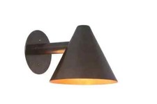 1950's Mid Century Handmade Brass Italian Diabolo Wall Sconce Light Fixture