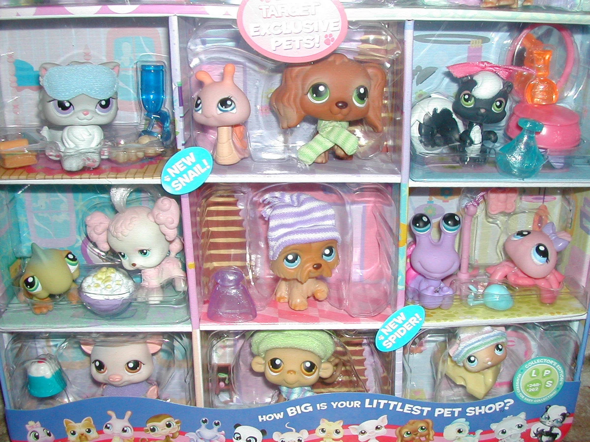 Year 2006 Littlest Pet Shop LPS Portable Pets Gift Set Series Bobble H –  JNL Trading