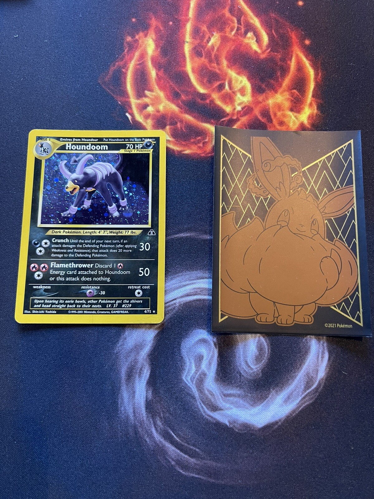 Pokemon Houndoom 4/75 Holographic card, 1995-2001 - MP