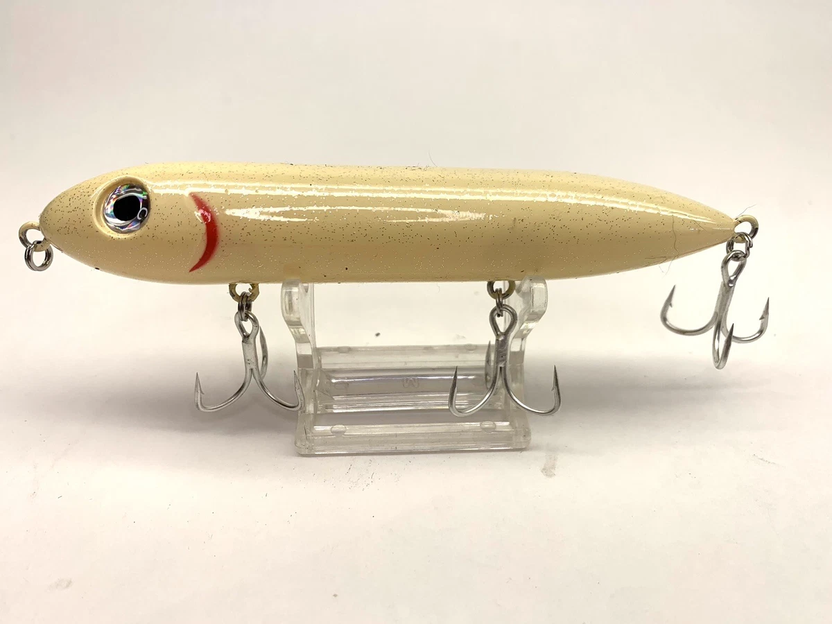 1 Heddon Super Spook Topwater Fishing Lure for Saltwater and Freshwater.  Custom