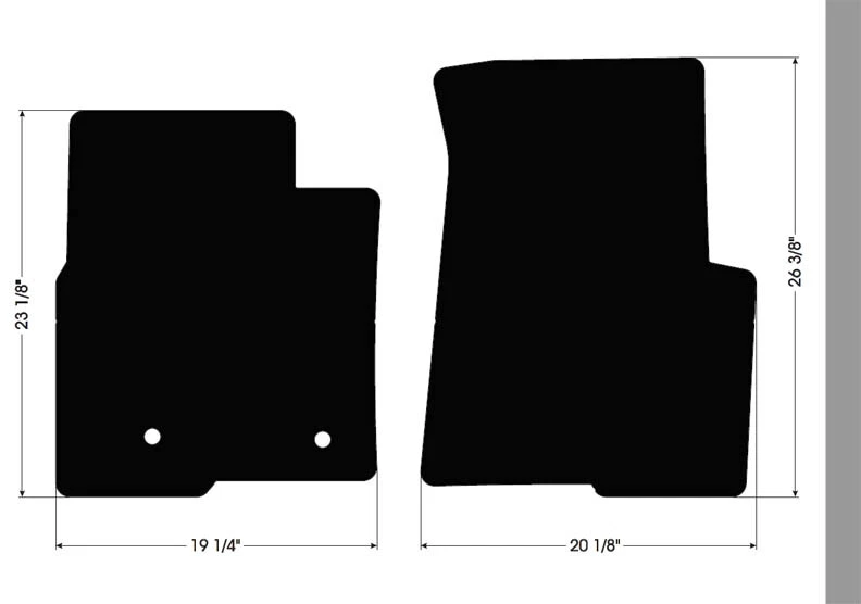 ¡NUEVO! Juego de 2 alfombrillas Ford 2010-2014 selección de alfombras negras, rojas, tostadas, humo Foto 2 de 4