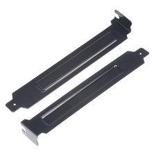uxcell PCI Slot Covers with Screws for PC Case Dustproof Black 5pcs