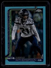 2025 Topps Chrome #277 Devon Witherspoon Teal Refractor #/299