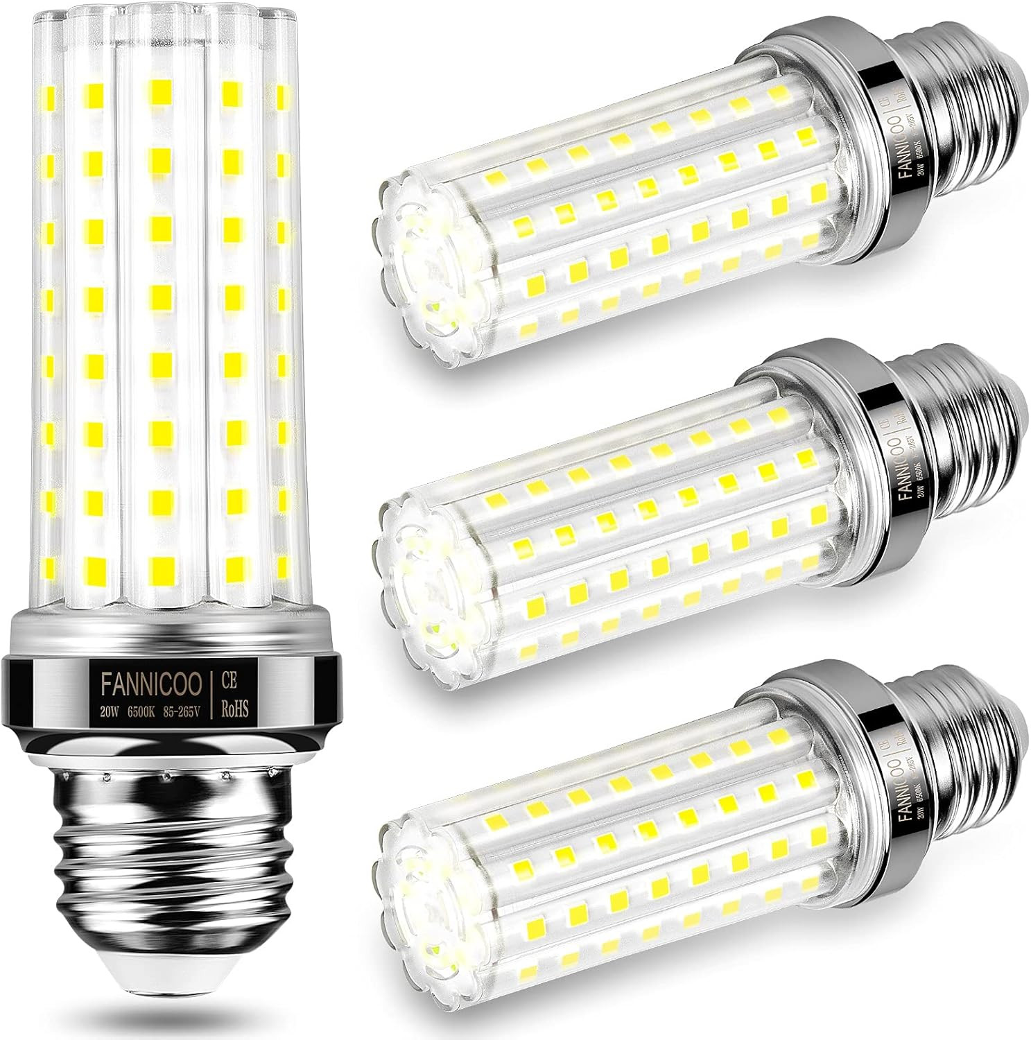 LED Corn Light Bulb 150W Equivalent 2500 Lumen 6500K Cool Da
