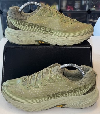 Merrell Agility Peak 5 Oyster Sneaker JO68222 Women's Size 10 (C-B1)