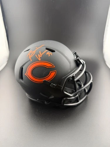 Brian Urlacher Signed Mini Helmet Mini Speed Helmet Beckett COA Chicago Bear NB1