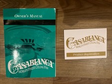 Casablanca Ceiling Fan Owners Manual And Prod...