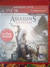 Assassin's Creed III (Sony PlayStation 3, 2012) Greatest Hits Videogame