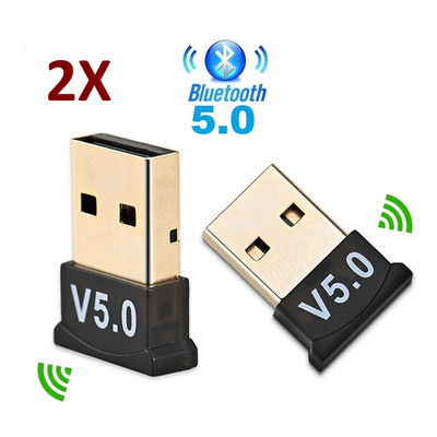 USB BLUETOOTH 5.0 ADAPTER  WIRELESS TRANSMITTER EMPFÄNGER DONGLE RECEIVER STICK