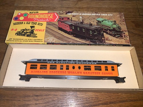 Kit escala HO Roundhouse #5047 Ringling Brothers 50’ Pullman coche de negocios. NOS | Zustand: New
