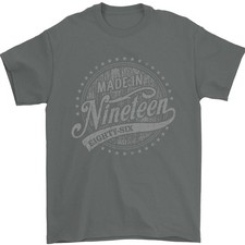 Camiseta De Hombre Distressed 39 Cumpleaños Hecha En 1986 100% Algodón