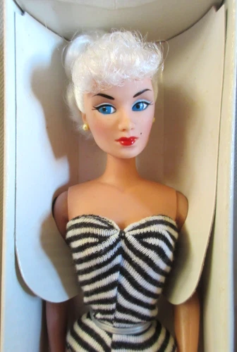 VTG NIB 12" PLATIUM CHARISSE WITH  B&W BATHING SUIT BY PAUL DAVID & MIKELMAN