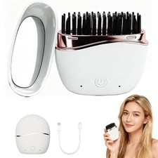 Mini Hair Straightening Comb Cordless Hair Styling Comb Hair Straightener 3-Temp