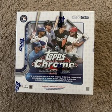 2025 Topps Chrome Logofractor Edition MLB Baseball Sealed Box