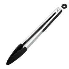 Premium Silicone Kitchen Tongs Stainless Steel Handle BBQ Cooking Grilling Tool