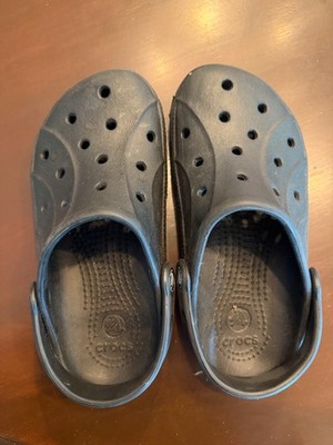 Crocs Classic Unisex Size J2 Black Clogs