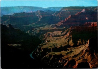 Grand Canyon Arizona AZ Pima Point Colorado River Scenic View Postcard
