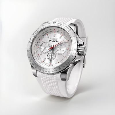Invicta Aviator Skyshock Men's 50mm Multi-Function White Watch Brand New 50100