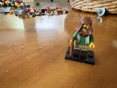 Lego Series 25 Minifigure Goat Herder Figure + Animal 2 Sided Head Detail New
