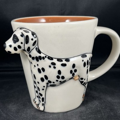 Vintage Dalmatian Dog 3D Coffee Tea Cup Mug White by Sunsations