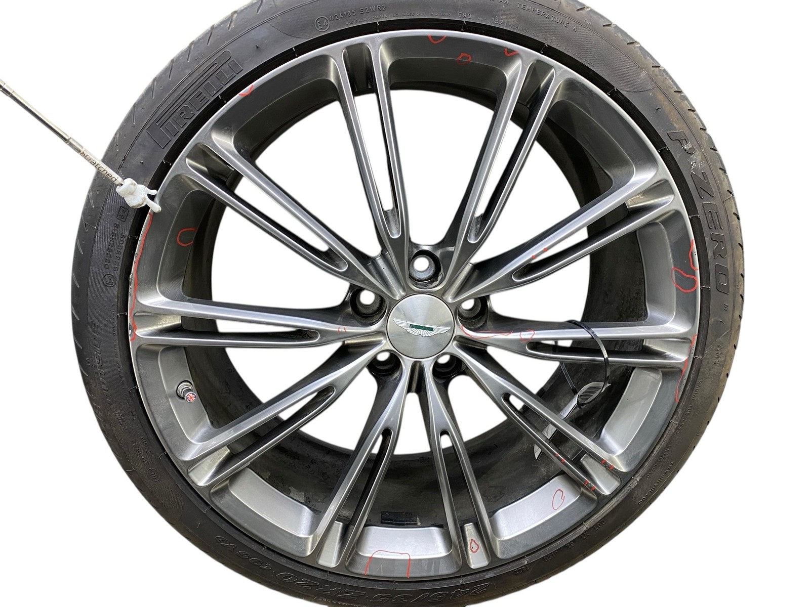 2013-2016 Aston Martin 20x8.5 20x11 Front & Rear 10 SPoke Staggered Wheel Rim