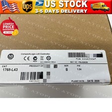 NEW Sealed 1768-L43 Allen Bradley CompactLogix L43 Controller Ser B US