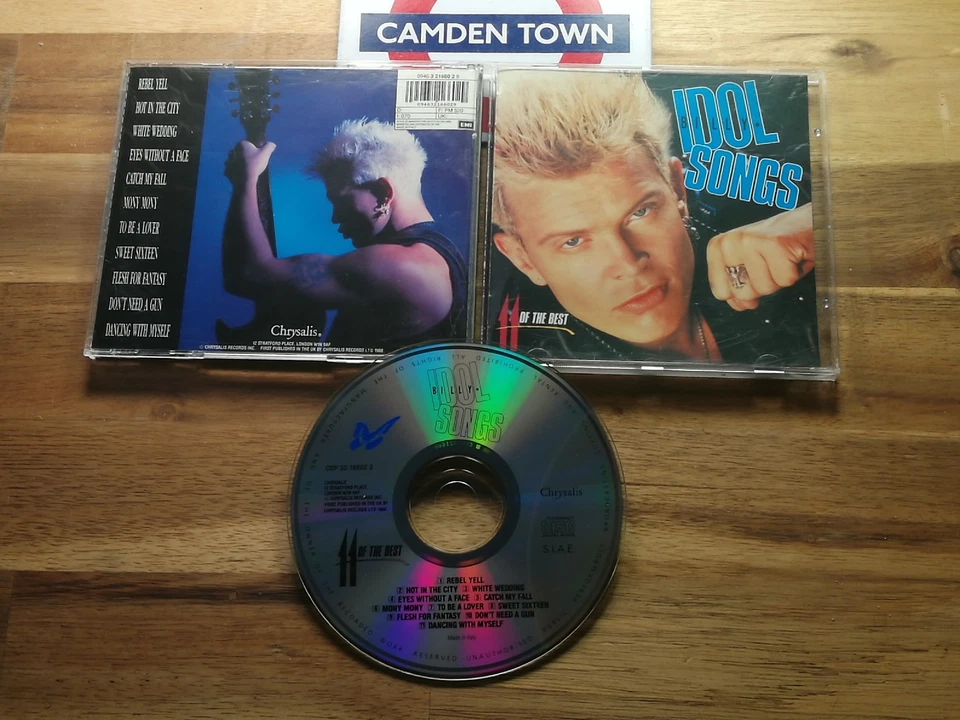 Billy Idol - Idol Songs 11 Of The Best Italy Press Chrysalis Cd Perfetto - Imagen 1 de 3