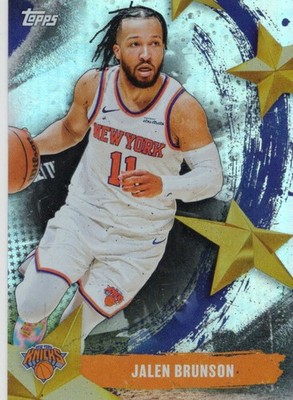 2025-26 Topps Jalen Brunson #SA-10  Stars of the NBA New York Knicks