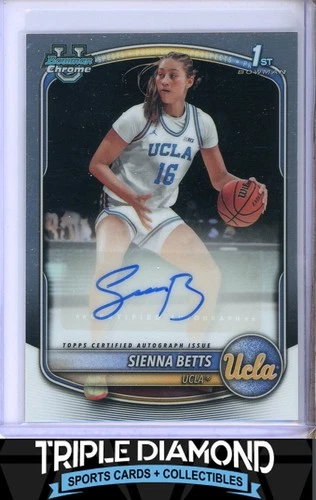 2025-26 Bowman Chrome 1st Sienna Betts Prospects Autograph Auto UCLA P590