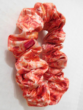  new  SLIP  LARGE SILK SCRUNCHIE  floral flowers hair accessory