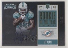 2015 Panini Contenders Rookie of the Year Gold 10/25 Jay Ajayi #ROY-JA Auto z0q