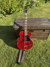 Rare vintage Tanglewood Electric Guitar Transparent Red with Humbuckers