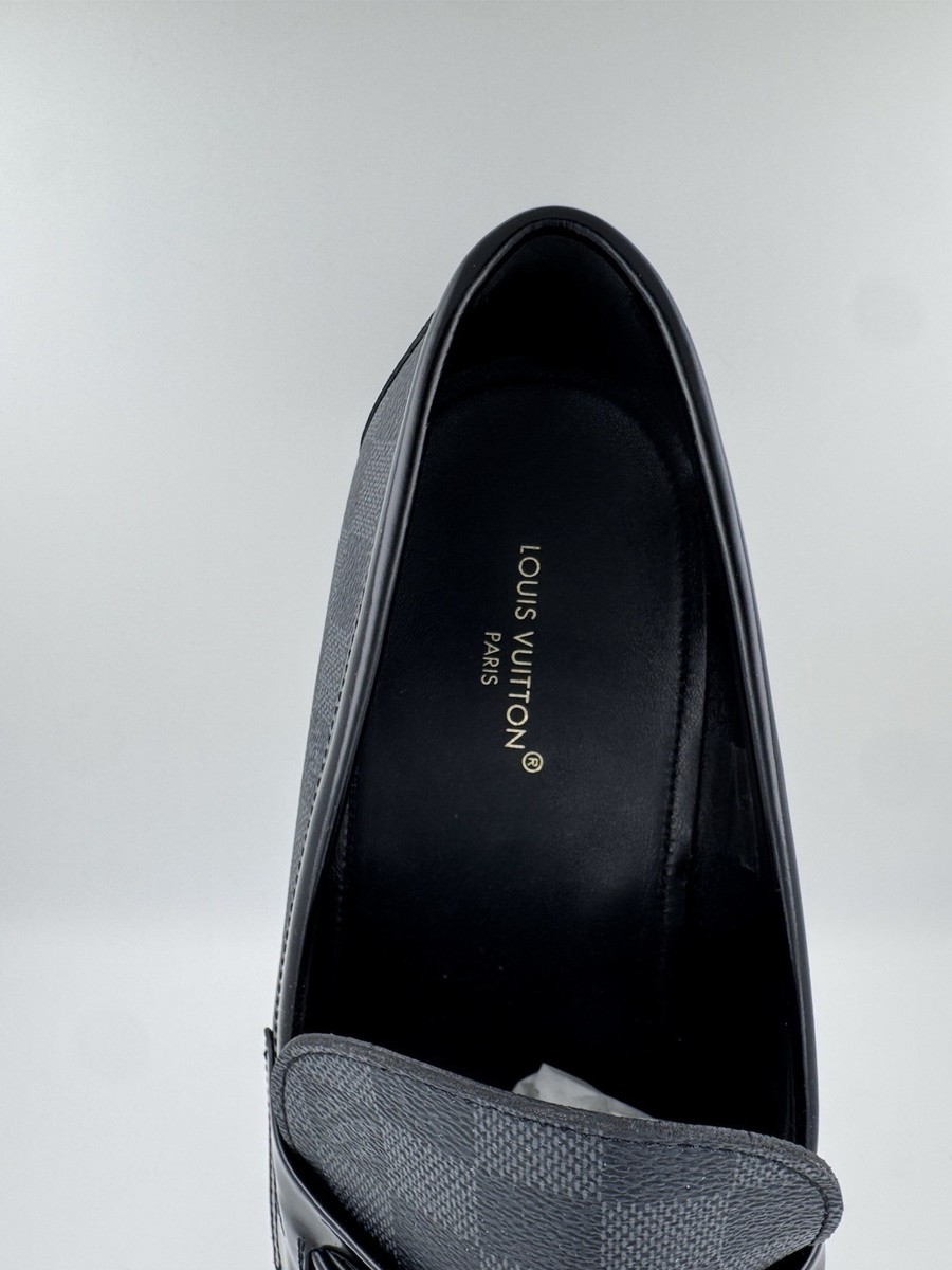 Louis Vuitton Major Loafers Graphite Black Gray Damier Size  display picture 1