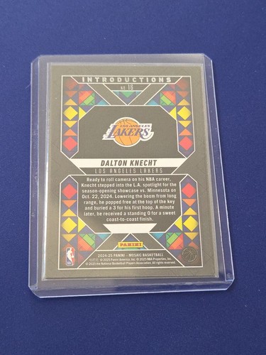 2024-25 Panini Mosaic - Dalton Knecht Introductions RC #16 - Picture 2 of 2