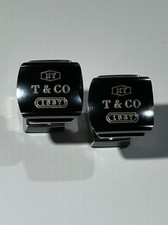 Tiffany & Co 925Ti Titanium Square w Galaxy f...