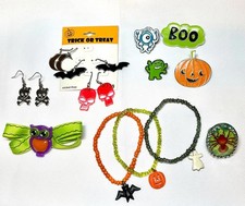 Lot of 13 Piece Super Cute Halloween Jewelry