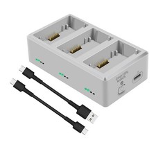 For DJI Mini 3 Pro Drone Battery Charger Three Way USB/Type-C Fast Charging Hub
