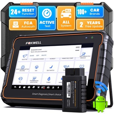 FOXWELL GT60 BT OBD2 Scanner Bidirectional All System Diagnostic Tool OIL TPMS